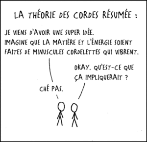 Théorie des cordes - humour