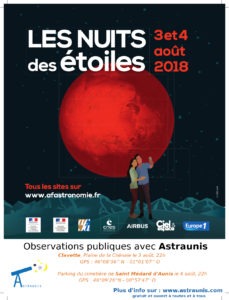 nuits des etoiles 2018