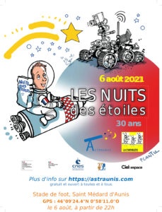 Affiche de la nuit des étoiles 2021